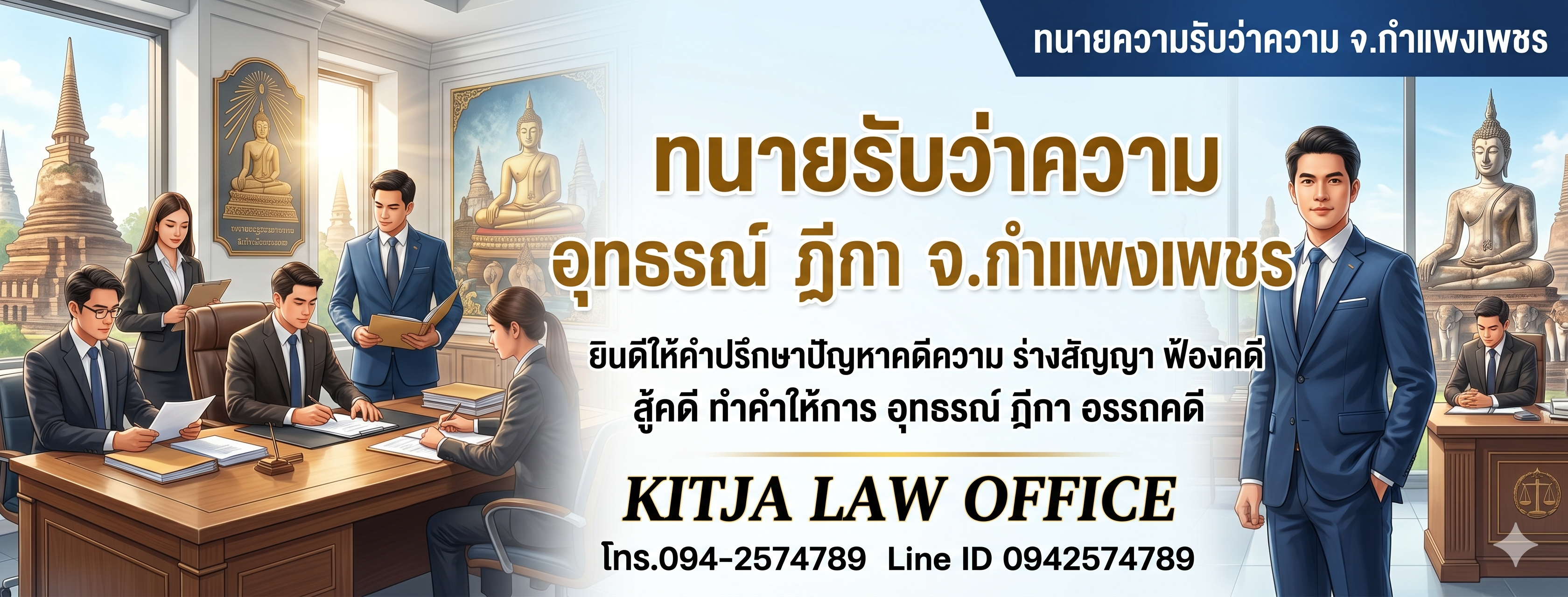 ทนายกำแพงเพชร สู้คดีฟ้องหย่า